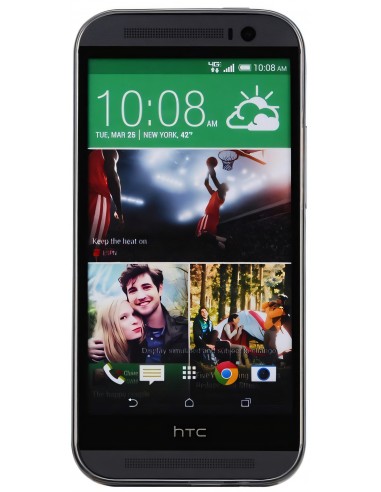 Coque HTC One M8 Silicone Baseus Air Noir Transpant