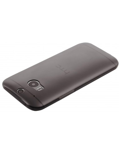 Coque HTC One M8 Silicone Baseus Air Noir Transpant