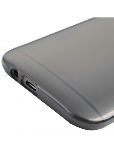 Coque HTC One M8 Silicone Baseus Air Noir Transpant