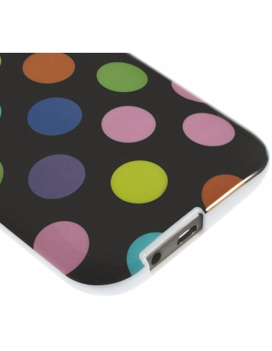 Coque HTC One M8 Silicone Polka