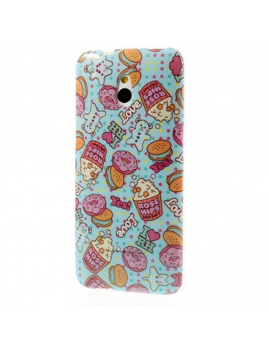 Coque HTC One Mini M4 Silicone Donuts & Pop