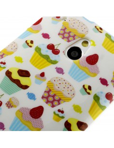 Coque HTC One Mini M4 Silicone Lovely cake Coque HTC One Mini M4 Silicone Lovely cake