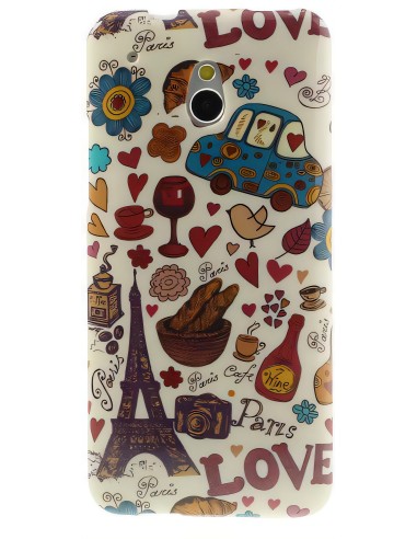 Coque HTC One Mini M4 Silicone Paris