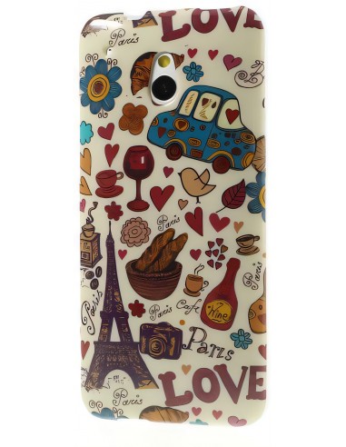 Coque HTC One Mini M4 Silicone Paris
