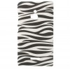 Coque Nokia XL silicone PVC Nokia XL Zebre