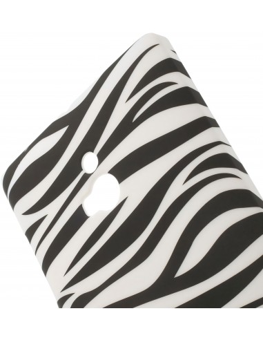 Coque Nokia XL silicone PVC Nokia XL Zebre