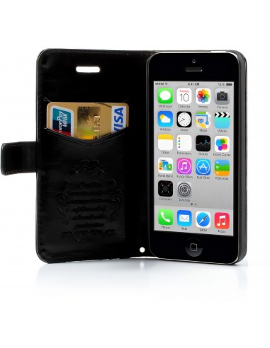 Etui Iphone 5C Portefeuille Cuir