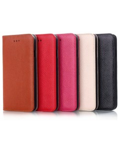 Etui cuir iPhone 6 et 6s - cuir Magnetic Rouge Etui cuir iPhone 6 et 6s - cuir Magnetic Rouge