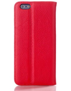 Etui cuir iPhone 6 et 6s - cuir Magnetic Rouge Etui cuir iPhone 6 et 6s - cuir Magnetic Rouge