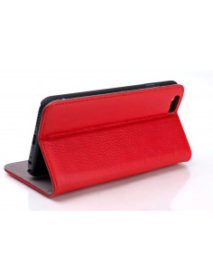Etui cuir iPhone 6 et 6s - cuir Magnetic Rouge Etui cuir iPhone 6 et 6s - cuir Magnetic Rouge