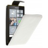Etui Lumia 520 et lumia 525 simili cuir Blanc
