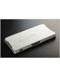 Etui Xperia Z2 Folio en simili cuir Blanc Etui Xperia Z2 Folio en simili cuir Blanc