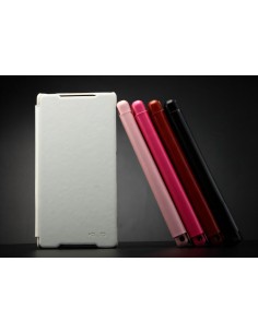 Etui Xperia Z2 Folio en simili cuir Blanc Etui Xperia Z2 Folio en simili cuir Blanc