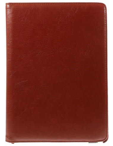 Housse iPad Air 2 à rotation 360° aspect simili cuir