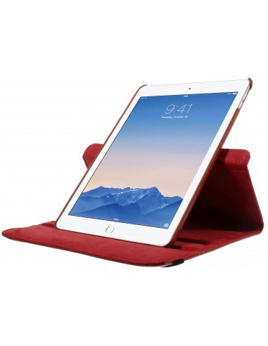 Housse iPad Air 2 à rotation 360° aspect simili cuir