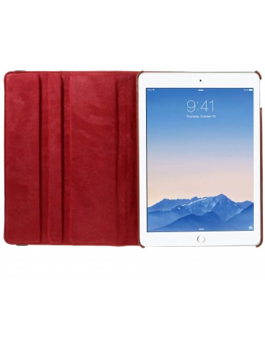 Housse iPad Air 2 à rotation 360° aspect simili cuir