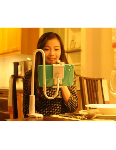 Support iPad Iphone Multifonction LENUO Blanc