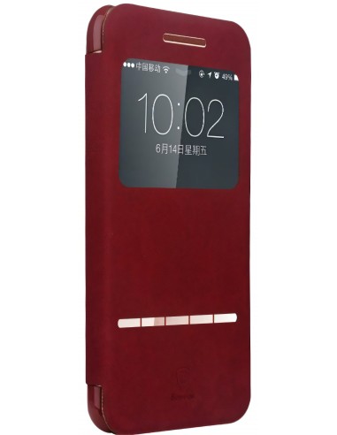 Etui Iphone 6 Cuir avec fenetre