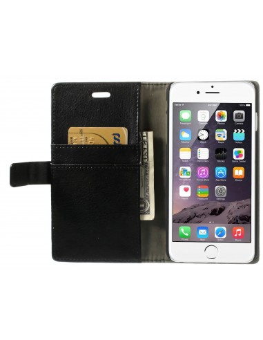 Etui Iphone 6 Plus portefeuille - simili cuir