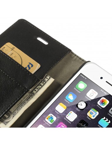 Etui Iphone 6 Plus portefeuille - simili cuir