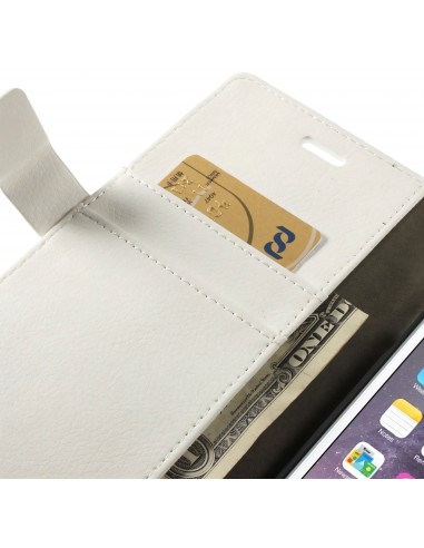 Etui Iphone 6 Plus portefeuille - simili cuir