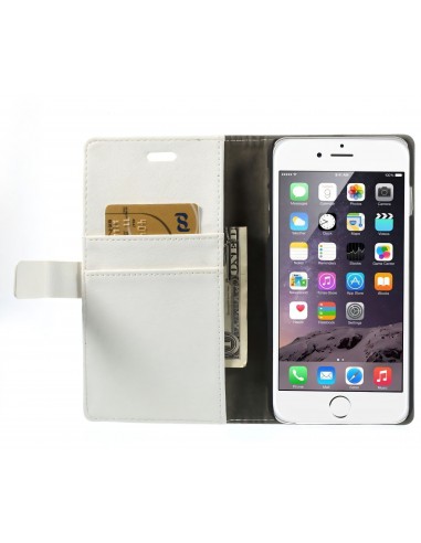 Etui Iphone 6 Plus portefeuille - simili cuir