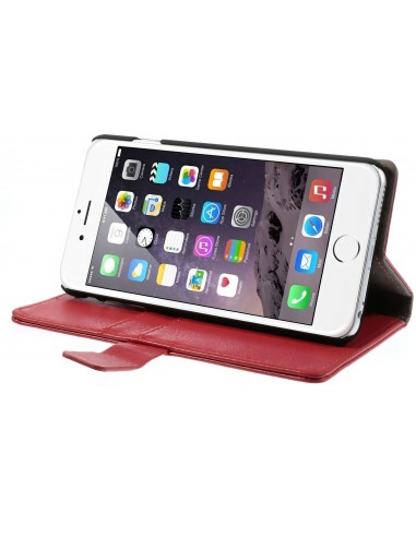 Etui Iphone 6 Plus portefeuille - simili cuir