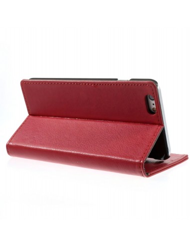 Etui Iphone 6 Plus portefeuille - simili cuir