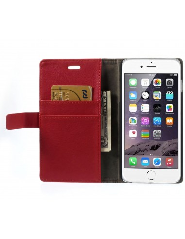 Etui Iphone 6 Plus portefeuille - simili cuir