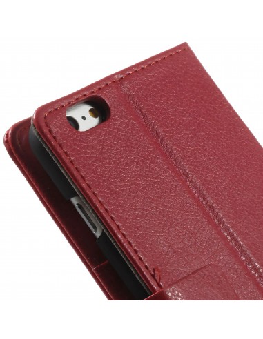 Etui Iphone 6 Plus portefeuille - simili cuir