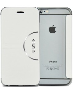 Etui iPhone 6 et 6s simili cuir Ultra-Slim Blanc Etui iPhone 6 et 6s simili cuir Ultra-Slim Blanc