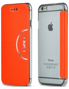 Etui iPhone 6 et 6s simili cuir Ultra-Slim Orange Etui iPhone 6 et 6s simili cuir Ultra-Slim Orange
