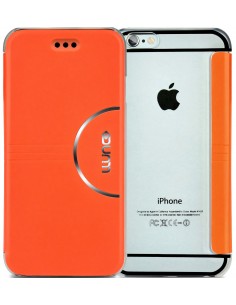 Etui iPhone 6 et 6s simili cuir Ultra-Slim Orange Etui iPhone 6 et 6s simili cuir Ultra-Slim Orange
