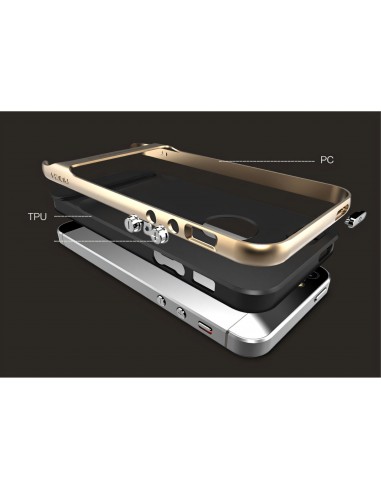 Coque Iphone 5 5S Silicone Hybride