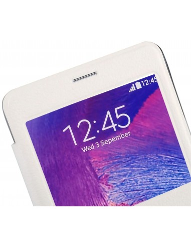 Etui Galaxy Note 4 Cuir Baseus avec fenetre