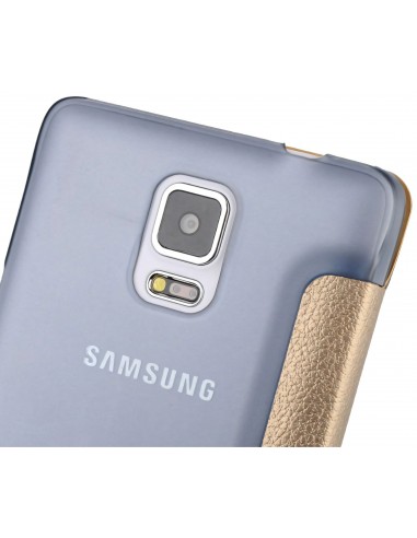 Etui Galaxy Note 4 Cuir Baseus avec fenetre