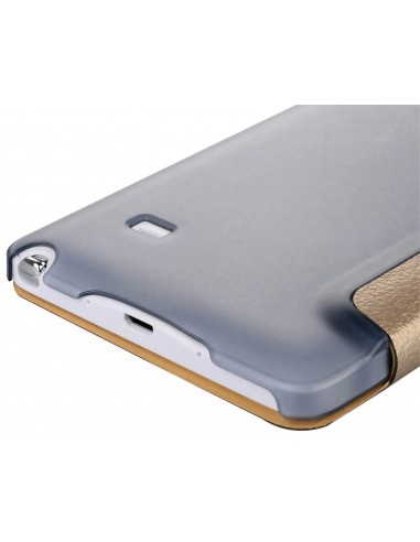 Etui Galaxy Note 4 Cuir Baseus avec fenetre