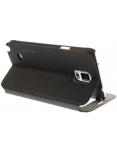 Etui Galaxy Note 4 Cuir avec fenetre Kakusiga