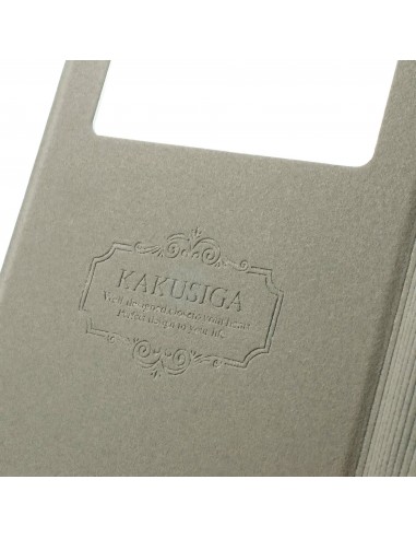 Etui Galaxy Note 4 Cuir avec fenetre Kakusiga