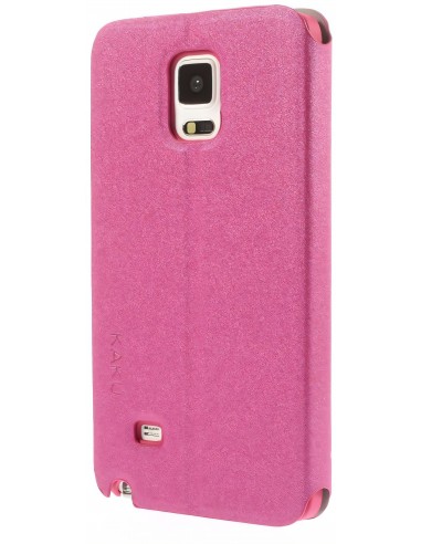 Etui Galaxy Note 4 Cuir avec fenetre Kakusiga