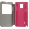 Etui Galaxy Note 4 Cuir avec fenetre Kakusiga