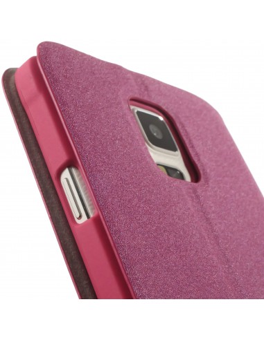 Etui Galaxy Note 4 Cuir avec fenetre Kakusiga