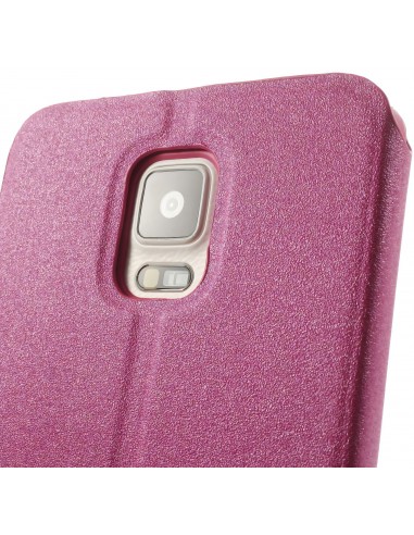 Etui Galaxy Note 4 Cuir avec fenetre Kakusiga