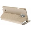 Etui Galaxy Note 4 Cuir avec fenetre Kakusiga