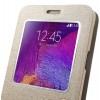 Etui Galaxy Note 4 Cuir avec fenetre Kakusiga