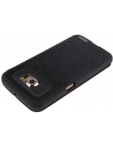 Etui Galaxy S6 Edge Cuir avec fenetre Mercury