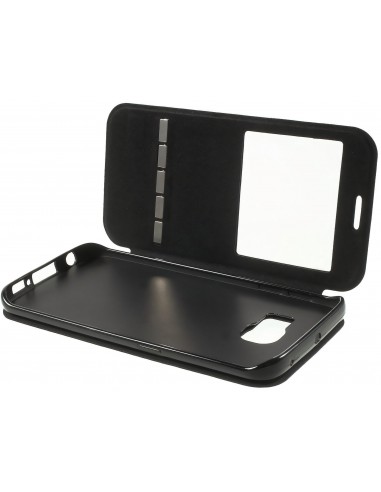 Etui Galaxy S6 Edge Slide avec fenetre