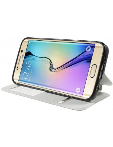 Etui Galaxy S6 Edge Slide avec fenetre