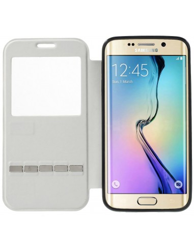 Etui Galaxy S6 Edge Slide avec fenetre