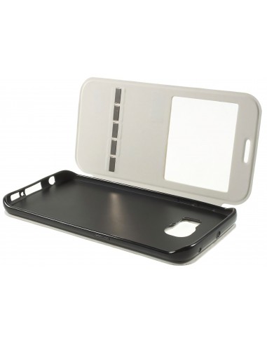 Etui Galaxy S6 Edge Slide avec fenetre